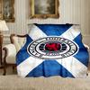 Плед Rangers FC Легкий Плед с Принтом для Дивана, Кровати, Машины, Душевный Подарок для Вашей Семьи и Друзей