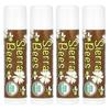Organic Lip Balm, Coconut, 4 Pack, .15 Oz (4.25 G) Each