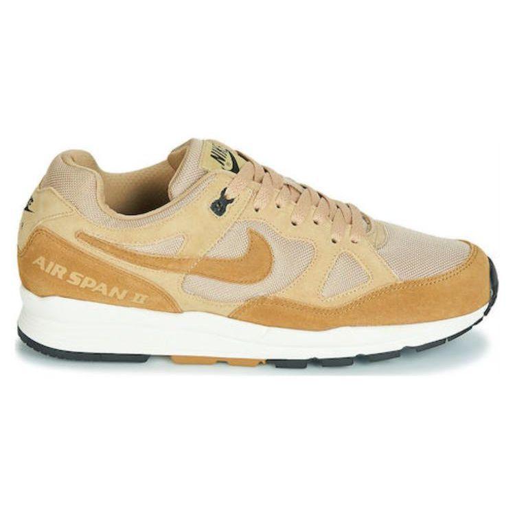 Nike Air Span 2 SE Parachute Beige Men Sneakers Brown Golden-Beige Black BQ6052-200