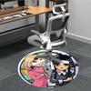 Wednesday Office Round Area Rug, Indoor Mat Suitable For Office, Under Office Chairs Bedroom Living Room Home Decor, DT1212047