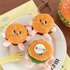 Cartoon Kawaii Hamburger Plush Doll Pendant Cute Plush Keychains Creative Funny Brooch Versatile Bag Decoration Toys Gifts