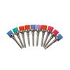 Dental Polishing Brush Set - Bowl-Shaped, Hollow Mandrel, Flat Head, 100 Pcs, Colored.