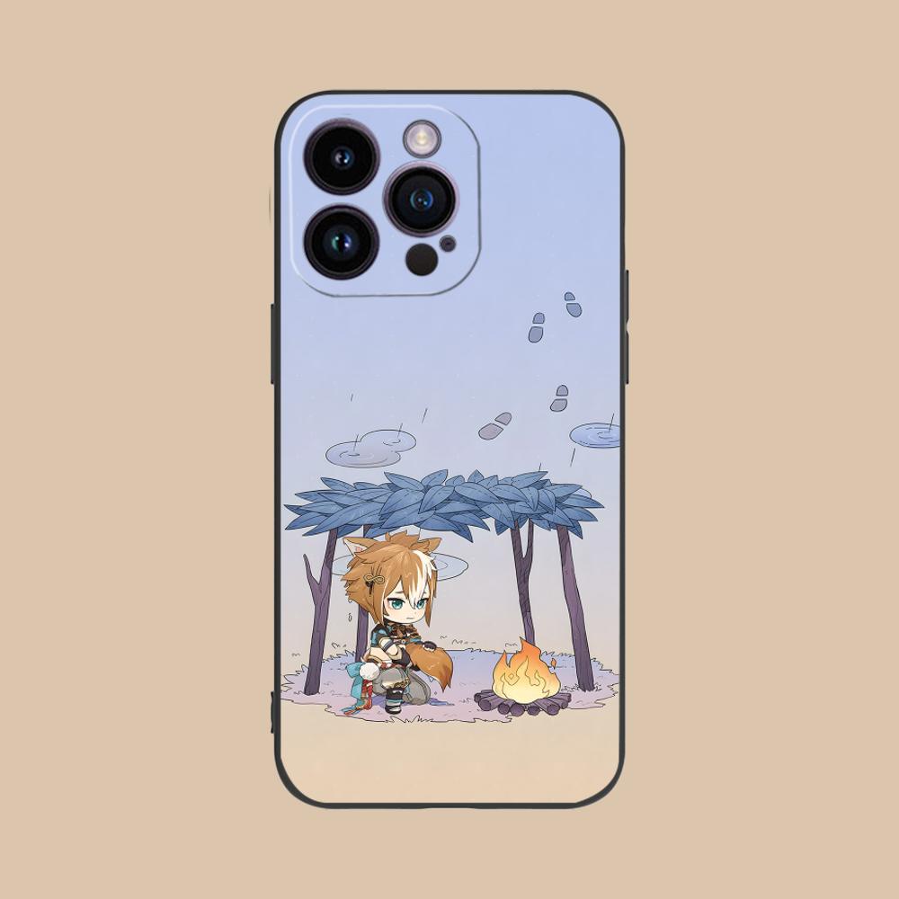Игровой чехол для мобильного телефона GI Gorou для iPhone 17 16 15 14 13 12 11 X XR XS 8 7 Air Pro Max Plus Mini Цветной чехол Роскошный Красивый