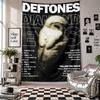 Настенный гобеленDeftones Арт Ткань для подвешивания Декоративный Фон Чехол для Украшения Комнаты