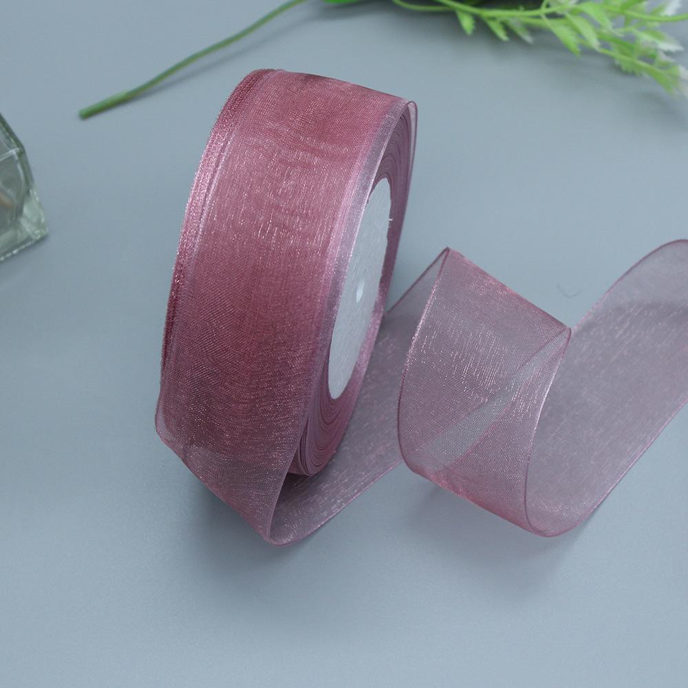 3.8/4 см прозрачная лента из органзы Snow для упаковки рождественских подарков