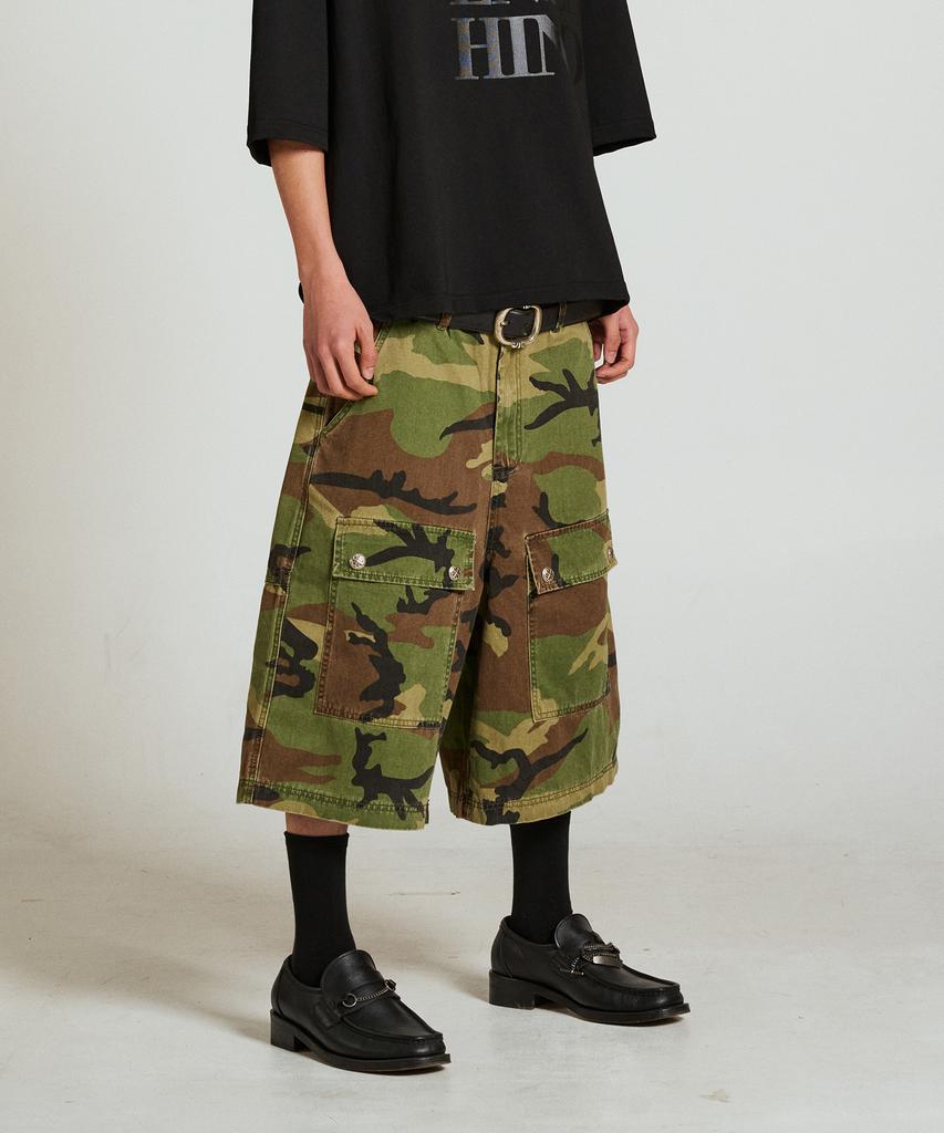 Шорты-бермуды с потайным карманом (Camo)