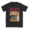Funny Music Nofx Band T-shirt Tops Tees for Men Crewneck Pure Cotton T Shirt Tops Tees Short