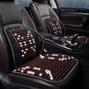 Summer Wooden Bead Car Seat Cushion Breathable Cool Mat Universal Ventilated Cooling Seat Pad For All Seasons