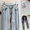 Lace Bow Thin Lace Waist Belt Y2K Waistband Long Lace Waistband Street Dance Accessory