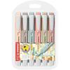 Surligneur - STABILO - Swing Cool NatureCOLORS - Pochette X 6 - Pointe Biseautée - Anti-dessèchement