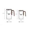 Water Separation Inner Container Teapot One Click Magnetic Switch Tea Separation Filtration Glass Tea Pot Wood Handle Tea