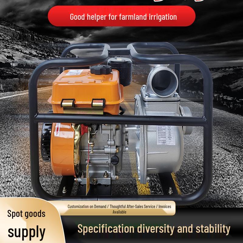Portable Self-Priming Diesel Engine Water Pump for Flood Control and Drainage