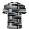 Creative 3D Print Weaving Texture T-shirt Men Summer Casual Street T Shirts Personality Round Neck Short Sleeves Tees Tops