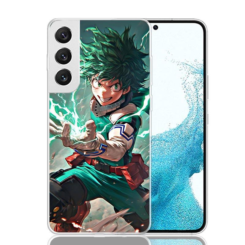Мидория Изуку Деку MHA Моя геройская Академия Чехол для телефона Для Samsung Galaxy S26 S25 Edge S24 S23 FE S22 Ultra S21 Plus S20 + Fundas Cover Coqu