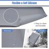 Leak-Proof Anti Slip Washing Machine Drain Tray Extra Thick Silicone Storage Mat  Washing Machine