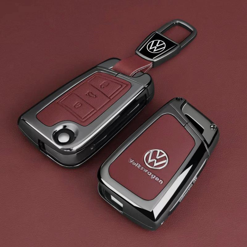 Ключница для Volkswagen: Подходит для моделей Teramont, Bora, Golf, Sagitar L, Tayron, Magotan, T-Roc и T-Cross