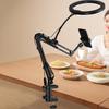 With Fill Light Mobile Phone Holder Adjustable Height Clamp Type Phone Holder  Live Learning
