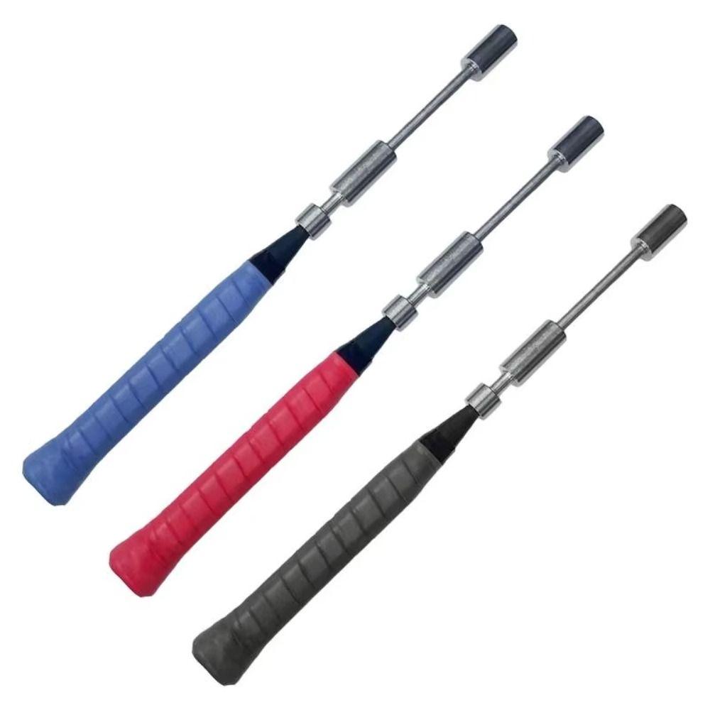 Съемный тренажер для свинга ракетки Инструмент для тренировок из нержавеющей стали Бадминтон Ракетные виды спорта