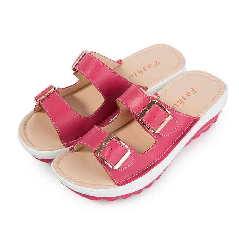 2024 New Summer Women's Plus-size Sandals Comfortable Wading Water Light Beach Sandals Leather Outdoor Flats36-42