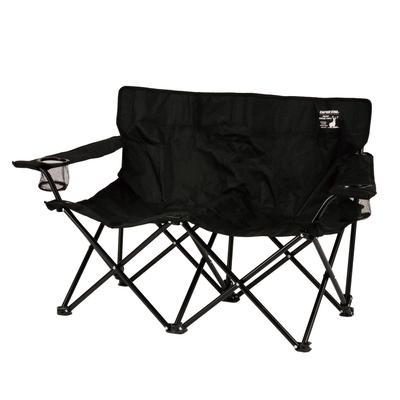 CAPTAIN STAG Уличное кресло-скамья с подстаканником и сумкой для хранения Gracia Black UC-1877