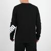 Puma Футболка с длинным рукавом и большим логотипом, повседневная, мужская, черная 845979-01