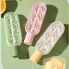 Candied Hawthorn Ice Cream Mold Built-in Straw Popsicle Ice Cream Maker Ice Cube Tray  Summer