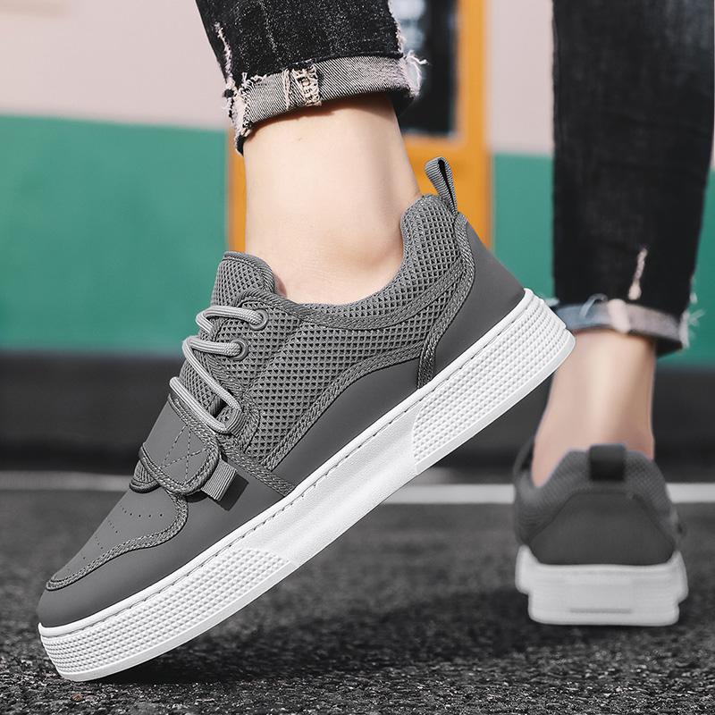 39-44 Модные белые кроссовки для мужчин, кроссовки на повседневной платформе, роскошные дизайнерские теннисные туфли для студентов, мужские кроссовки для мальчиков