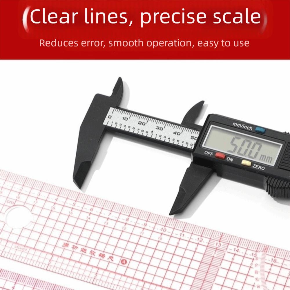Flexible French Curve Ruler Clear Lines Dressmaking Ruler Tailoring Template Pattern Drafting