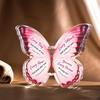 Christian Inspirational Gift (Women): Butterfly Acrylic Plaque. Mother’s Day/Christmas/Birthday Keepsake.