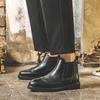 Chelsea Boots Men'S British Low Top Cigarette Boots Men'S Brock Business Martin Boots Leather Shoes 85581-J