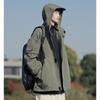 Spring and Autumn Season Coat Men's Thin Windbreaker Jacket Men's Black Charge Coat Fashion Brand Outdoor Functional Wind Work Clothes Men's
