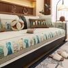 High-grade Chenille Sofa Cushion Four Seasons Universal Non-slip Straight Type Sofa Cover Straight Row Sofa Towel