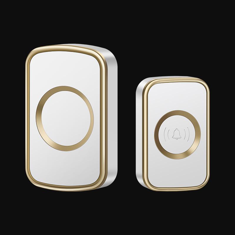 Wireless Doorbell with Remote Control, Plug-in Receiver, Long Range, Entryway, and Elderly Call Button.