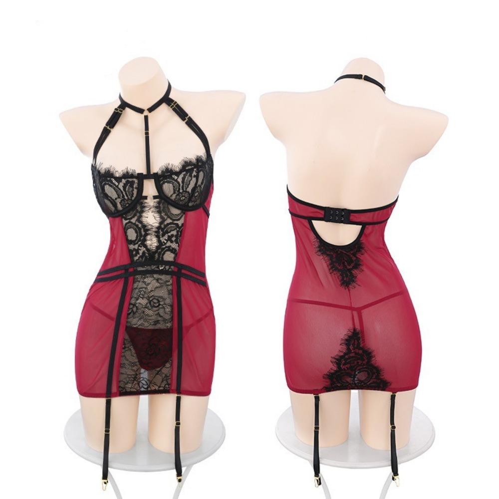 Сексуальное нижнее белье Пижама Костюм Униформа Соблазн Постель Чистый Флирт Прозрачный Наряд Горничной Костюм Страсти