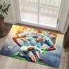 Erling Haaland Design Crystal Velvet Carpet Cozy Non?Slip Printed Rug For Bedroom Living Room Entrance