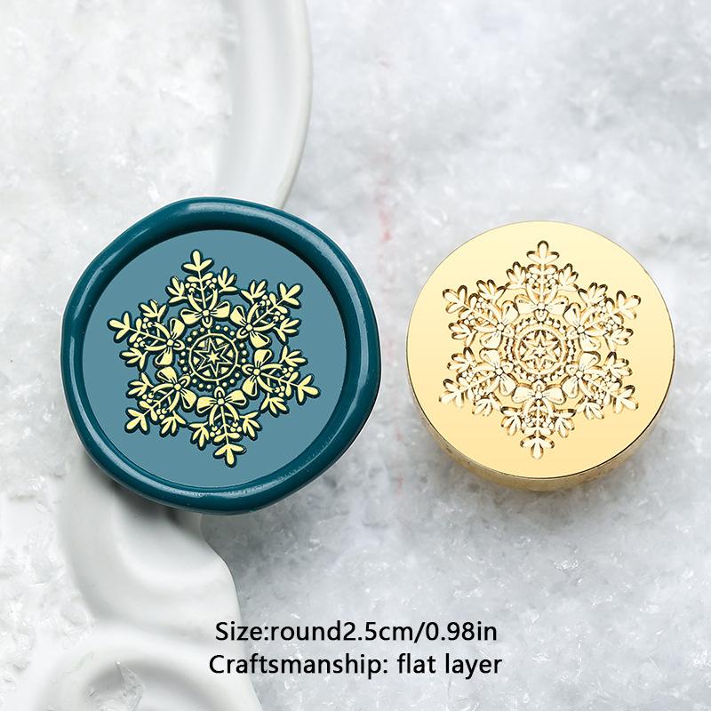 На Рождество Снежинка Снеговик Сургучные печати DIY Скрапбукинг Восковая печать Штамп Принадлежности для рукоделия Новый год Рождество DIY Подарок