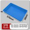 Multi-Compartment Rectangular Plastic Storage Box