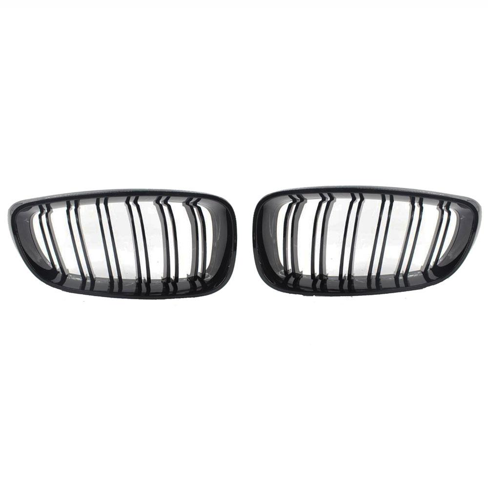 Gloss Black Front Bumper Kidney Grill Grilles For BMW 3 Series GT F34 2013-2020 320i 328i 335i XDrive Double Line M Style