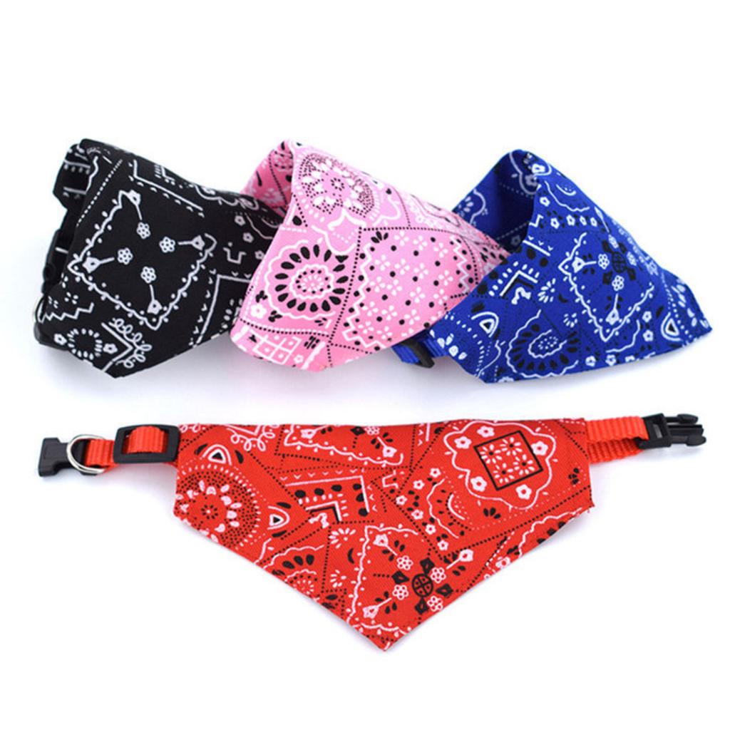 Pet Bib Bandana Collar Scarf for Dogs and Cats Adjustable Triangular Bandage Pet Saliva Towel Stylish Decoration