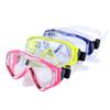 Детские очки для плавания с защитой носа, регулируемая подушка для лица для подводного плавания с маской и трубкой, противотуманные очки для плавания с широким обзором для детей