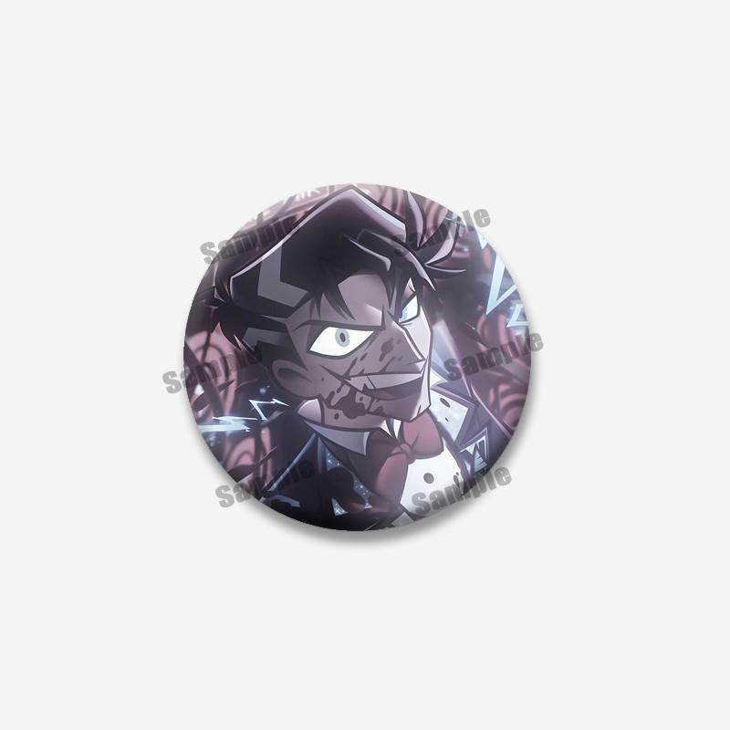 Anime Cartoon Character Vox Soft Button Pins Handmade Role Playing Brooch Backpack Clothing Jewelry Badge Prop Souvenir Gifts
