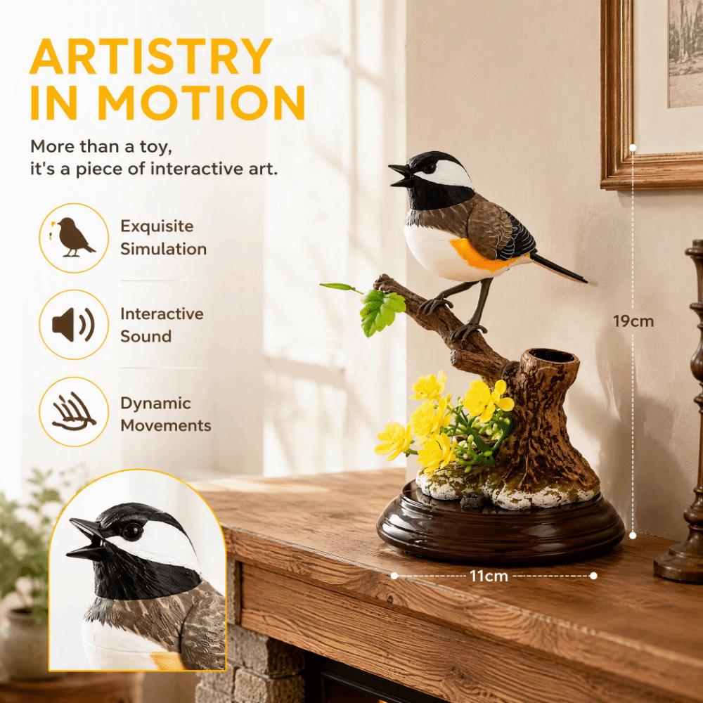 Electric Simulation Simulation Bird Toy Sound Voice Control Sound-producing Bird Garden Ornaments