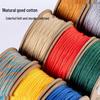 Тибетская хлопковая нить ручной скрутки для изготовления бисерных и плетеных веревочных изделий