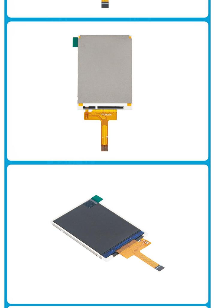 Цветной ЖК-модуль TFT HD 2,4 дюйма, 240x320, Низкое энергопотребление, 3,3 В