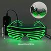 Colorful Luminous Glasses for Music Bar KTV Christmas Valentine's Day Party Decoration LED Goggles Festival Performance Props