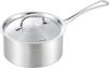 Сотейник Yoshikawa 18 см с крышкой Flame COOK, артикул YJ3695, объем 2,3 л, подходит для индукционных и газовых плит, CHEF, Цубамэ-Санзё, Япония,