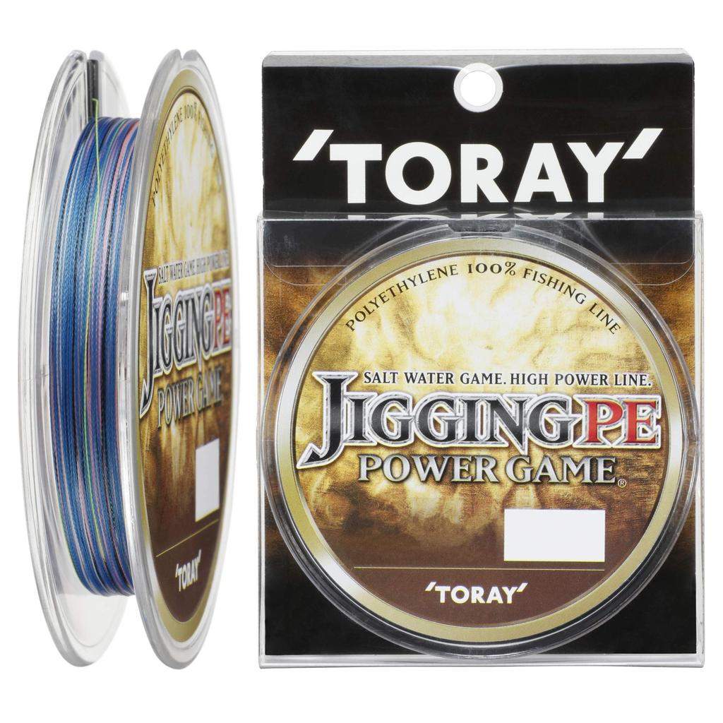 Шнур Toray Power Game PE для 4-5 цветов Джиггинга, 200м, #3 (35 фунтов/16 кг), пряди,