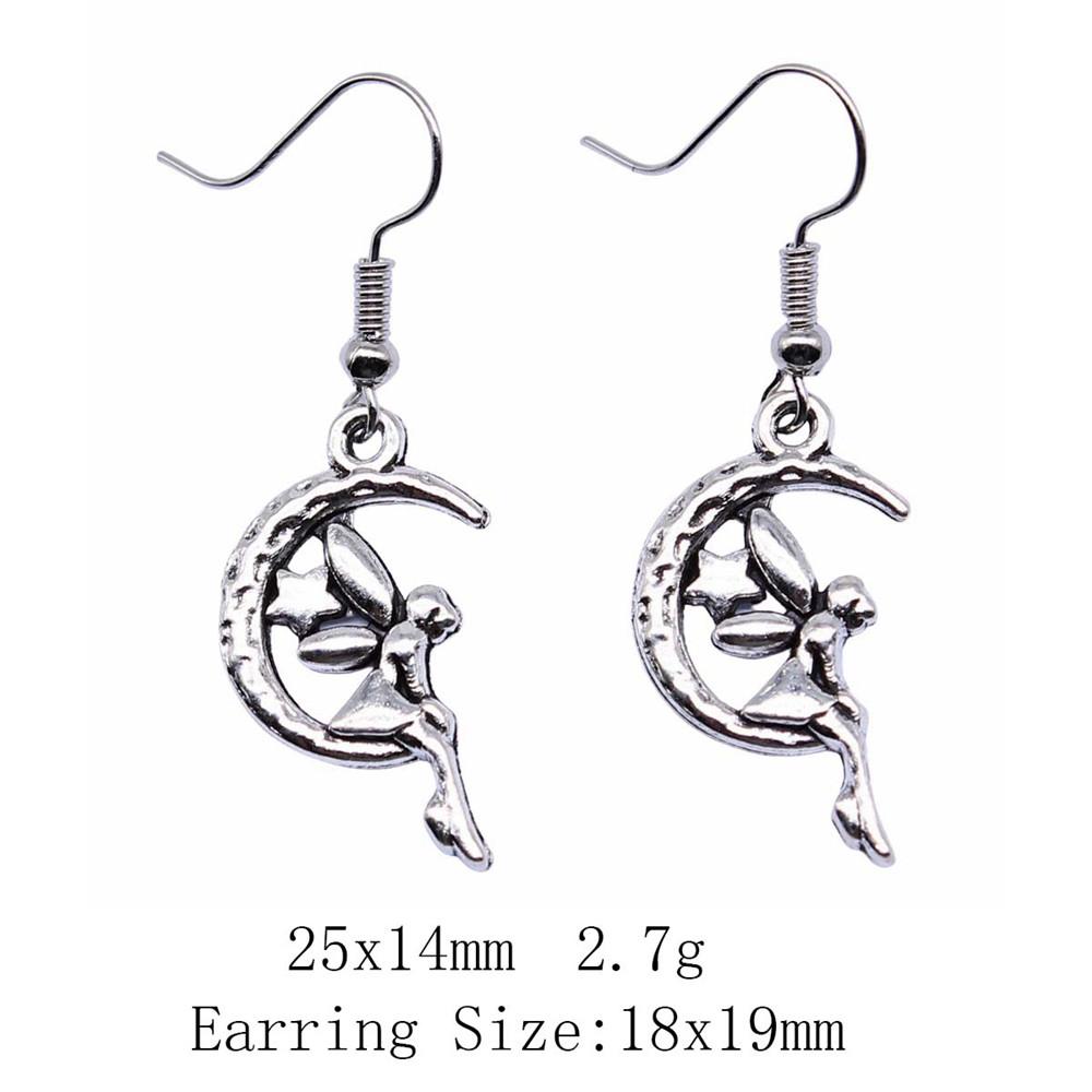 Комплекты сережек на годовщину свадьбы, серьги-подвески и подвески в виде крыльев ангела, женские серьги-сумки для свадьбы