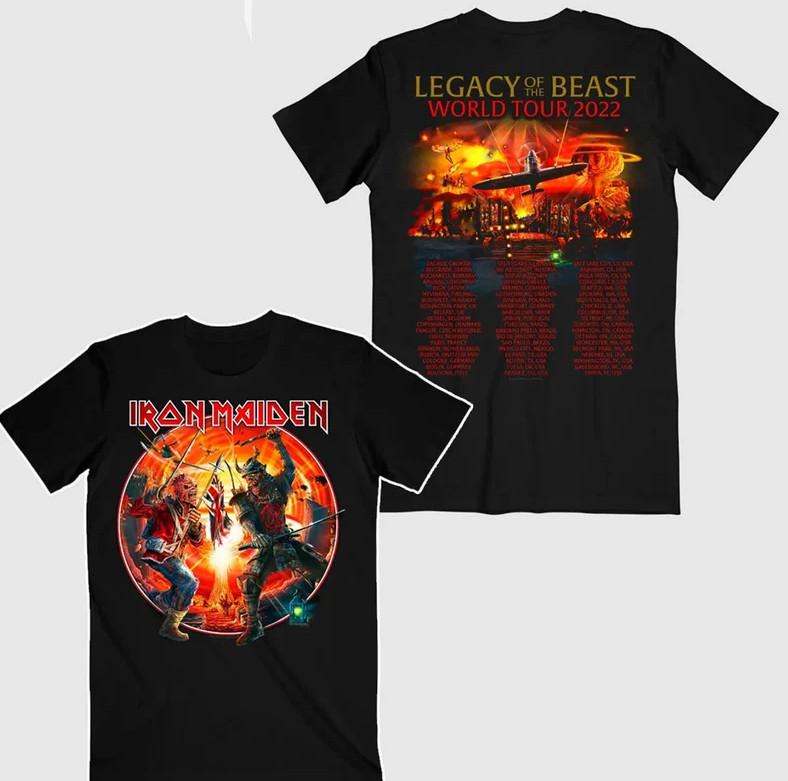 Iron Maiden Legacy of the Beast World Tour Shirt, Iron Maiden Shirt