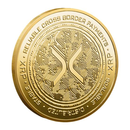 Памятная монета XRP Coin Символ финансовых инноваций Монета XRP Ethereum, выделяющая ведущие цифровые монеты Подарок для энтузиастов Образовательный